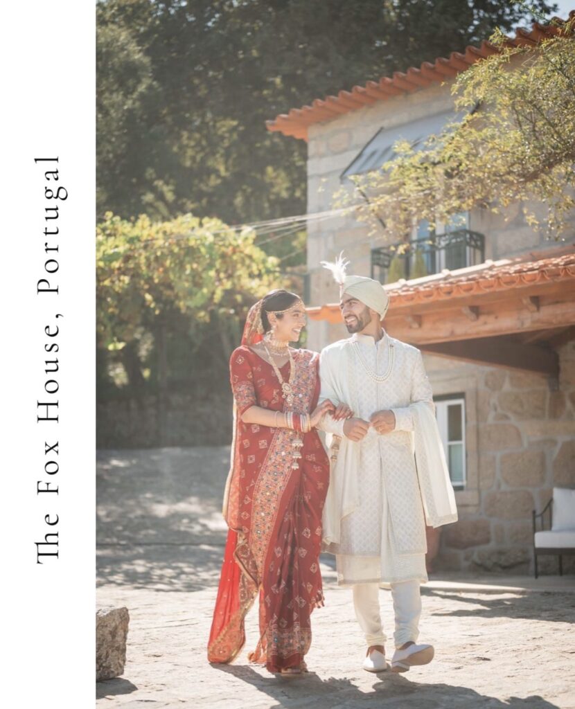 Multiday Indian wedding couple Portugal venue