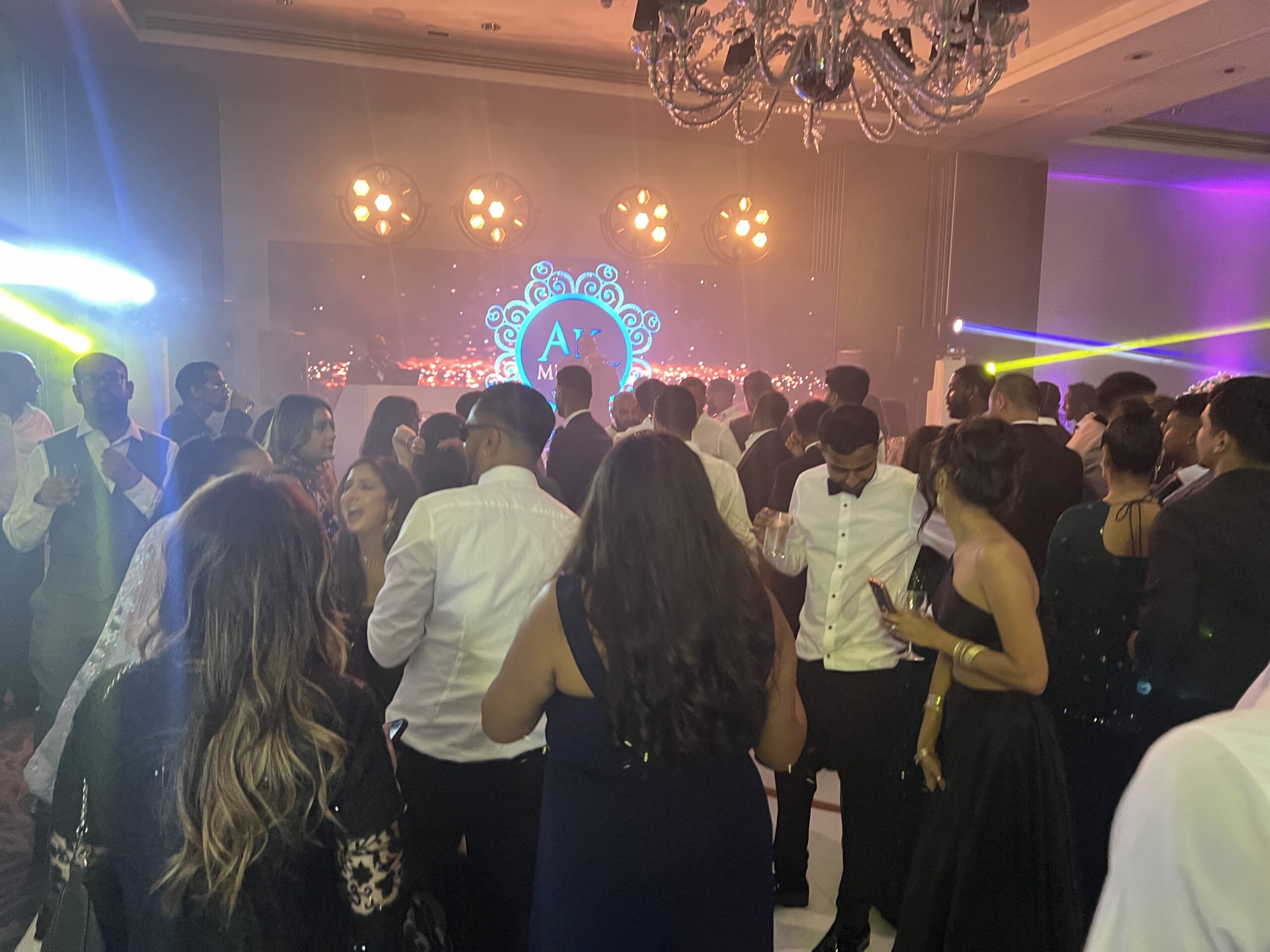 Asian wedding dance floor party London